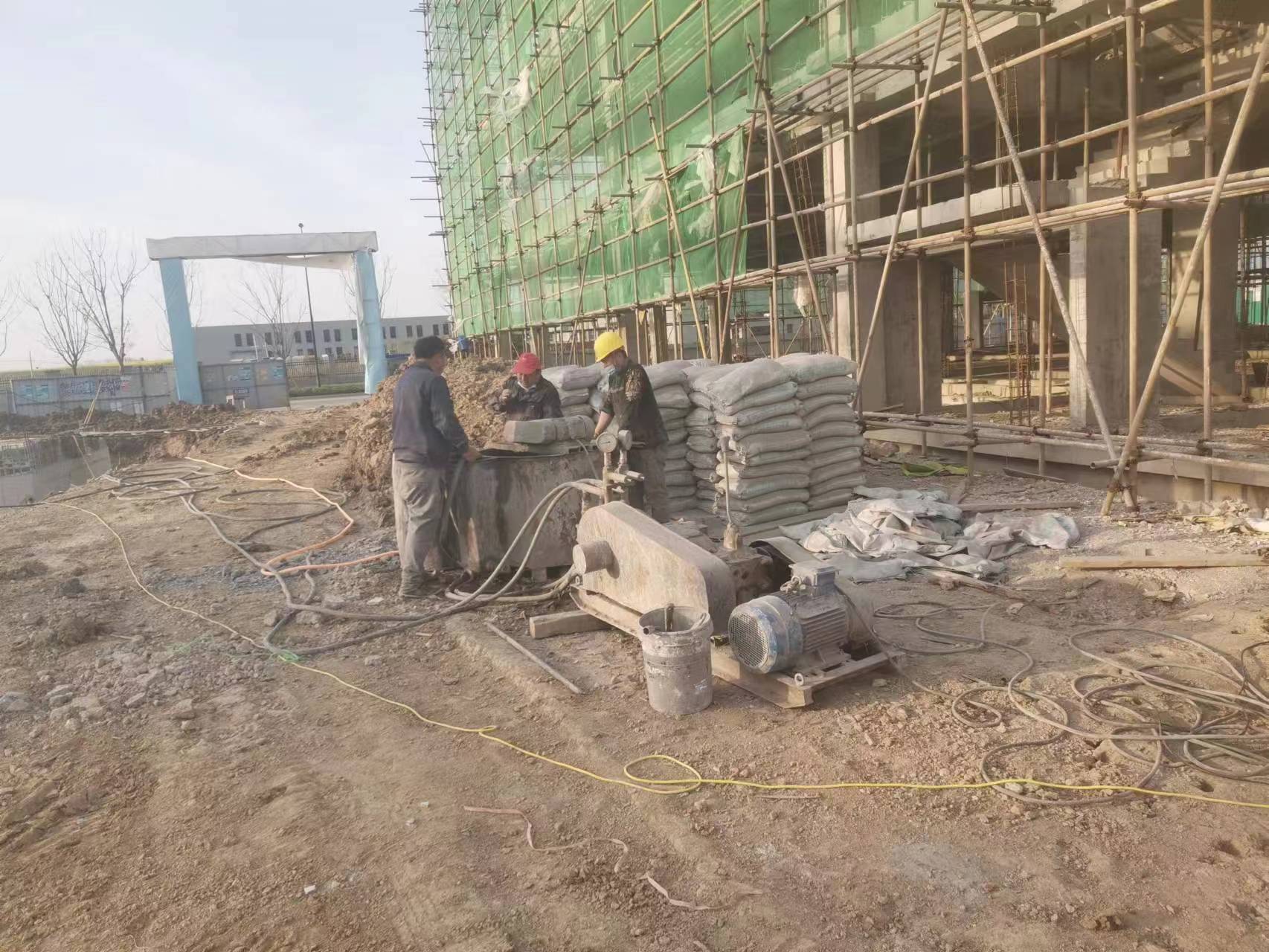 陈场镇别墅下沉注浆